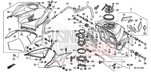 RESERVOIR A CARBURANT CBR600RR8 de 2008